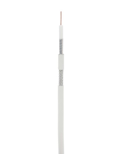 RG-6 CCS, In, PVC (EC-C2-32123A-WT-3). Кабель коаксиальный омедненный. NETLAN в Сургуте