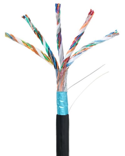 F/UTP 25pair, Cat5, Out, PE (EC-UF025-5-PE-BK-3). Кабель «витая пара» (LAN) для структурированных систем связи. NETLAN в Сургуте