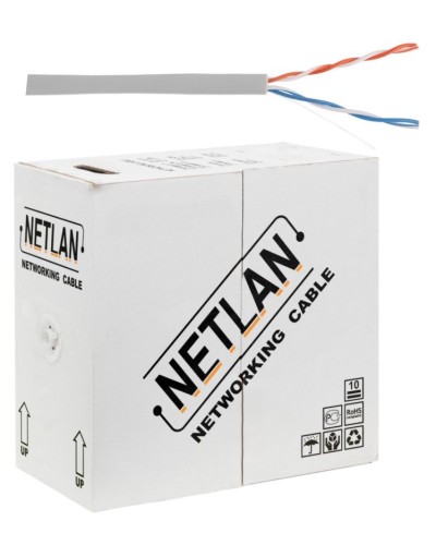 U/UTP 2pair, Cat5, In, PVC, CCA (CCA-UU002-5-PVC-GY) . Кабель «витая пара» (LAN) для структурированных систем связи. NETLAN в Сургуте