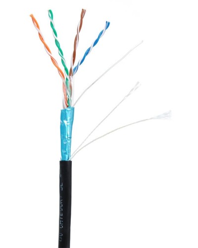 F/UTP 4pair, Cat5е, Out, PE (EC-UF004-5E-PE-BK). Кабель «витая пара» (LAN) для структурированных систем связи. NETLAN в Сургуте