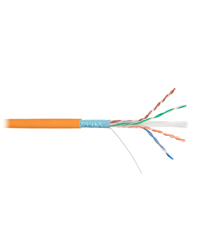 F/UTP 4pair, Cat6, Solid, In, PVC (NKL 9240C-OR). Кабель «витая пара» (LAN) для структурированных систем связи. NIKOLAN в Сургуте