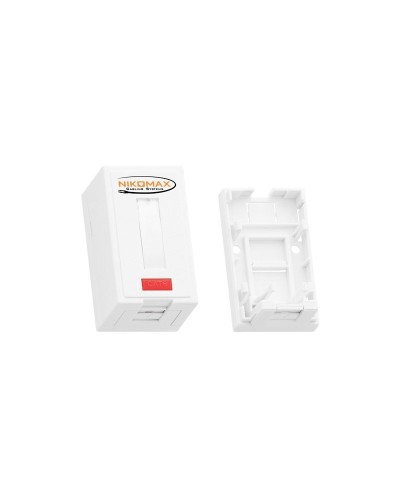 NMC-MB1P-ST-WT. Корпус настенной розетки. NIKOMAX в Сургуте