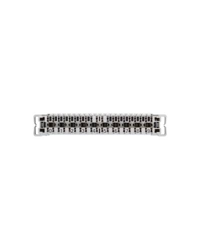 NMC-PL10-CC-10 (10 шт). Плинт неразмыкаемый, (0...9), крепление под кронштейн. NIKOMAX в Сургуте