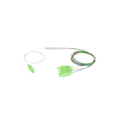 NMF-SPP1X4A1-SCA-M. Сплиттер планарный 1x4, 9/125мкм, SC/APC, 0.9 мм. NIKOMAX