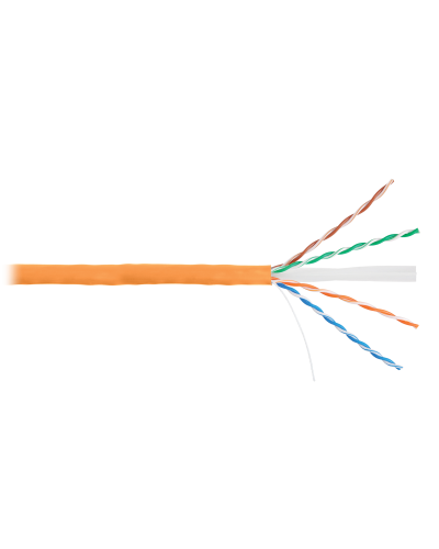 U/UTP 4pair, Cat6a, Solid, In, нг(А)-HF (NMC 9155C-OR). Кабель «витая пара» (LAN) для структурированных систем связи. NIKOMAX в Сургуте