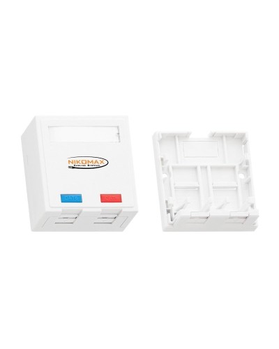 NMC-MB2P-ST-WT. Корпус настенной розетки. NIKOMAX в Сургуте