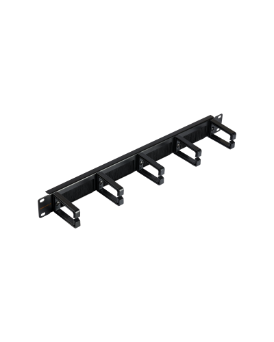 NMC-OP530HB-1U-BK-2 (2 шт). Кабельный органайзер 19 с щёточным вводом. NIKOMAX в Сургуте