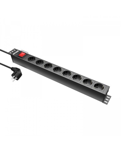 NTSS-PDU-DA2034 гор.размещ. 8xSchuko базовые 16A Schuko 1.8м. Блок розеток 19. NTSS в Сургуте