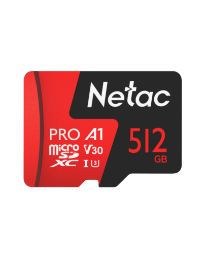 NT02P500PRO-512G-R. Карта памяти microSDXC, 512 ГБ, Class 10. Netac в Сургуте