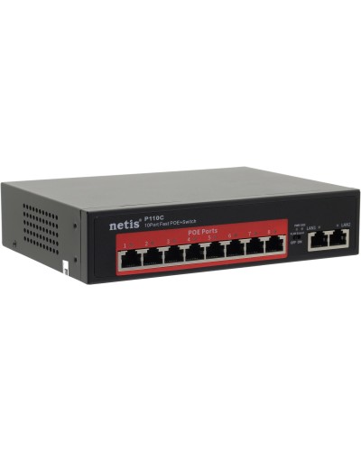 Netis P110C. Коммутатор сетевой PoE неуправляемый. Netis в Сургуте