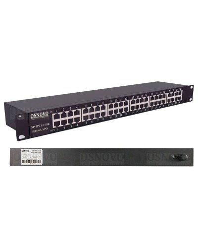 SP-IP24/100R. Устройство грозозащиты цепей Ethernet. OSNOVO в Сургуте