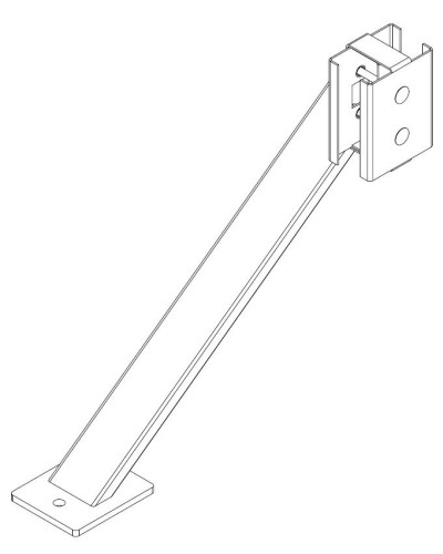 PERCo-MB-16.9. Упор для стоек секции ограждения. PERCo в Сургуте