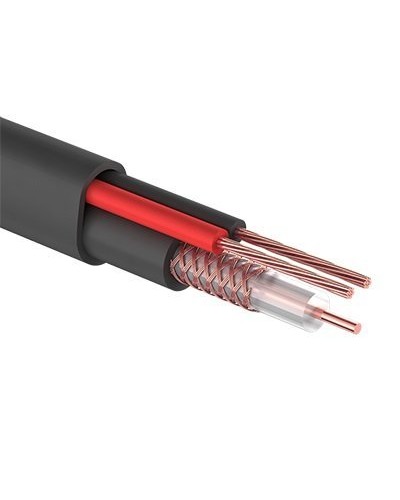 КВК-П-2 +2x0,50 мм² (Cu/Cu) черный PROconnect (01-4214). Кабель комбинированный для систем видеонаблюдения. PROCONNECT в Сургуте