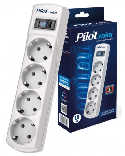 Pilot mini 10м. Сетевой фильтр. Pilot в Сургуте