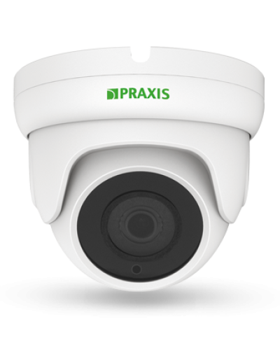 PE-7141IP 2.8. Видеокамера IP купольная. Praxis в Сургуте
