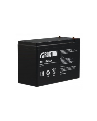 RBT-12V7AH. Аккумулятор герметичный свинцово-кислотный. ROXTON в Сургуте