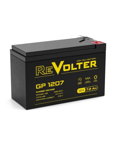 Revolter GP 1207. Аккумулятор автомобильный герметичный свинцово-кислотный. Revolter в Сургуте