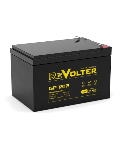 Revolter GP 1212. Аккумулятор автомобильный герметичный свинцово-кислотный. Revolter в Сургуте