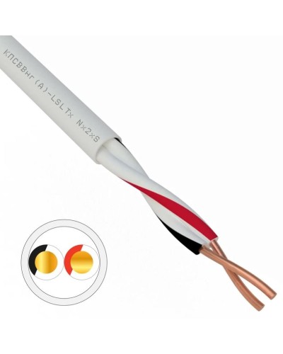 КПСВВнг(А)-LSLTx 1х2х1,5 REXANT (01-4873). Кабель для систем передачи данных пониженной пожароопасности c низким дымо- и газовыделением, с низкой токсичностью продуктов горения. Rexant в Сургуте