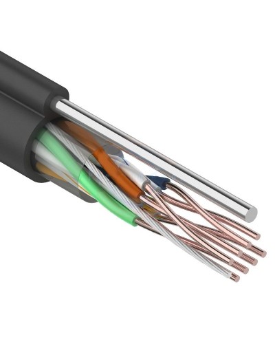U/UTP 4PR 24AWG CAT5e 305м OUTDOOR+ТРОС*1 REXANT (01-0046). Кабель «витая пара» (LAN) для структурированных систем связи. Rexant в Сургуте