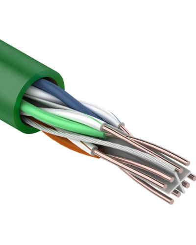 U/UTP, CAT 6, нг(А)-LSLTx, 4х2х0,575мм, 23AWG, INDOOR, SOLID, зеленый, 305м REXANT (01-0071). Кабель «витая пара» (LAN) для структурированных систем связи. Rexant в Сургуте