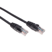 Патч-корд U/UTP, CAT 5e, RJ45-RJ45, 26AWG, LSZH, черный, 0,5м  REXANT (02-0102-05). Патч-корд UTP. Rexant