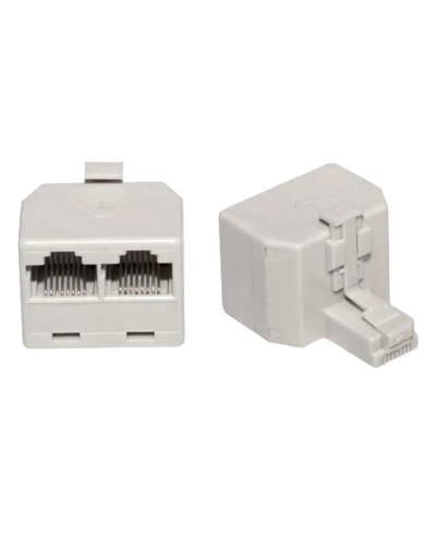 Двойник компьютерный UTP RJ-45(8P8C) (штекер - 2 гнезда) REXANT (03-0102): Кабельный соединитель в Сургуте
