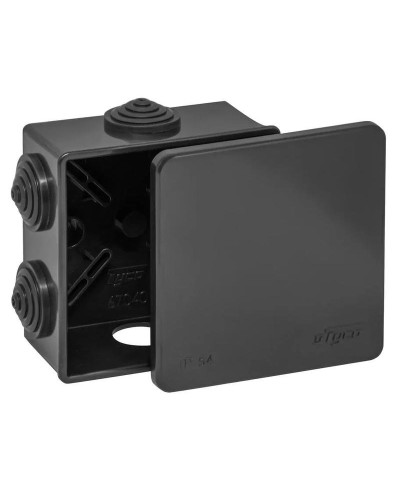 Коробка TYCO ОП 85х85х40мм УХЛ1 IP54 черный (67040Ч). Коробка распределительная. RuVinil в Сургуте