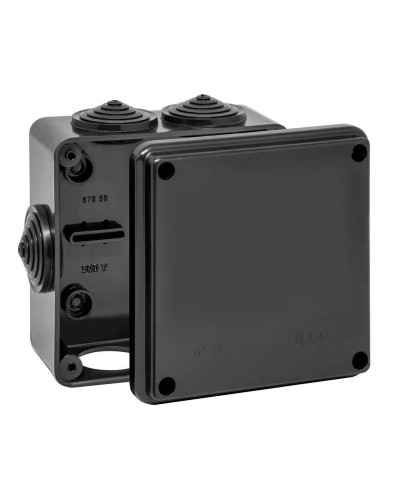 Коробка TYCO ОП 100х100х50мм УХЛ1 IP54 черный (67050Ч). Коробка распределительная. RuVinil в Сургуте