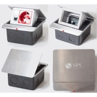 Люк на 1,5 поста (45х45), алюминий, с металлической коробкой, IP44 (300002): Люк