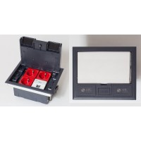 Люк на 4 поста (45х45), металл/пластик, с пластиковой коробкой, IP40 (300005): Люк