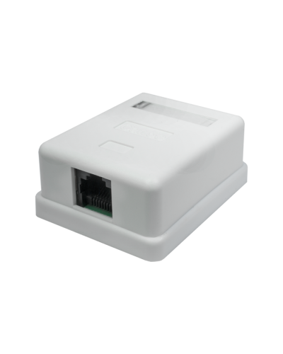 Розетка настенная RJ-45, 8P8C, Cat.5e, 1 порт UTP (10-0307): Компьютерная розетка в Сургуте