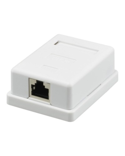 Розетка настенная RJ-45, 8P8C, Cat.5e, 1 порт FTP (10-0354). Компьютерная розетка. SUPRLAN в Сургуте