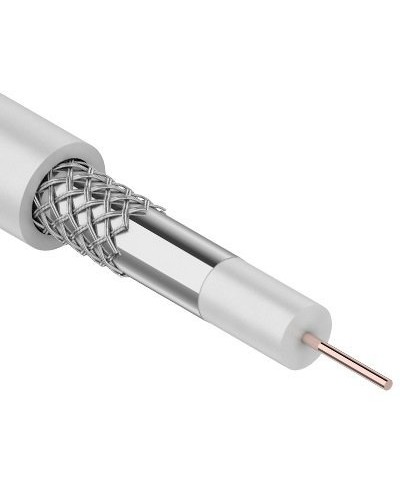RG-6, CCS 1,02(18%) Al 48х0,12 In PVC. Кабель коаксиальный омедненный. SUPRLAN в Сургуте