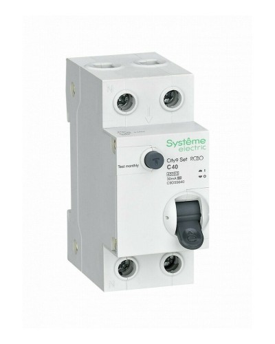 City9 Set 1P+N С 40А 4.5kA 30мА A 230В (C9D55640). Автоматический выключатель дифференциального тока. Systeme Electric в Сургуте