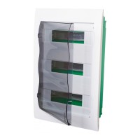 City9 Box 36 модулей встраиваемый с прозрачной дверцей (EZ9E312S2FRU). Щиток модульный. Systeme Electric