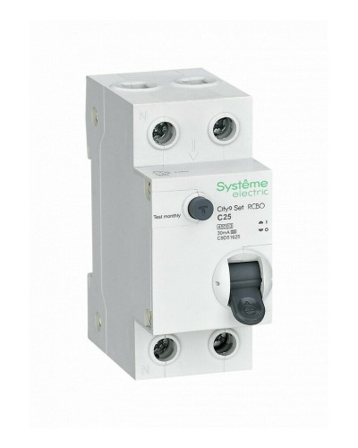 City9 Set 1P+N С 25А 4.5kA 30мА A 230В (C9D55625). Автоматический выключатель дифференциального тока. Systeme Electric в Сургуте