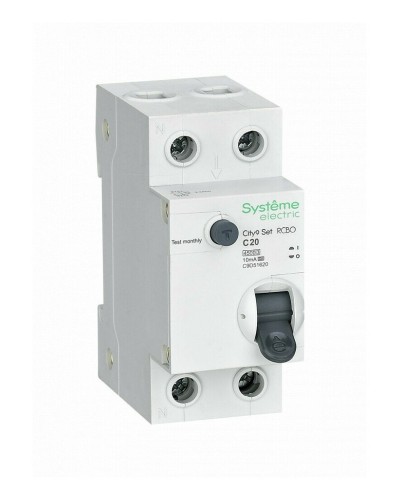 City9 Set 1P+N С 20А 4.5kA 10мА A 230В (C9D51620). Автоматический выключатель дифференциального тока. Systeme Electric в Сургуте