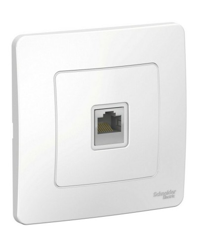 BLANCA розетка RJ45 1-местная, кат. 5Е, скрытой установки, белый (BLNIS045001). Розетка компьютерная. Systeme Electric в Сургуте