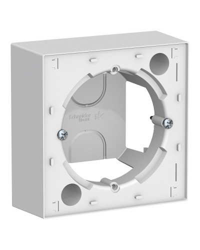 AtlasDesign коробка для наружного монтажа, белая (ATN000100). Коробка для наружного монтажа. Systeme Electric в Сургуте