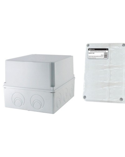 Коробка ОП 240х195х165мм, крышка, IP55, кабельные вводы d28-3шт, d37-2шт (SQ1401-1274). Распаячная коробка. TDM ЕLECTRIC в Сургуте
