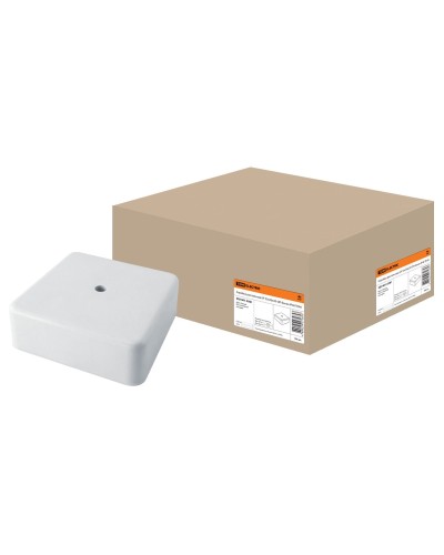 Коробка КР 50х50х20 ОП белая, IP40 (SQ1401-0201). Распаячная коробка. TDM ЕLECTRIC в Сургуте