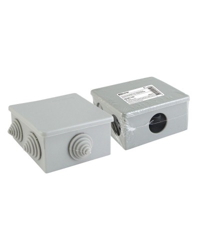 Распаячная коробка ОП 80х80х40мм, крышка, IP44, 6 вх. TDM (SQ1401-1235). Распаячная коробка ОП. TDM ЕLECTRIC в Сургуте