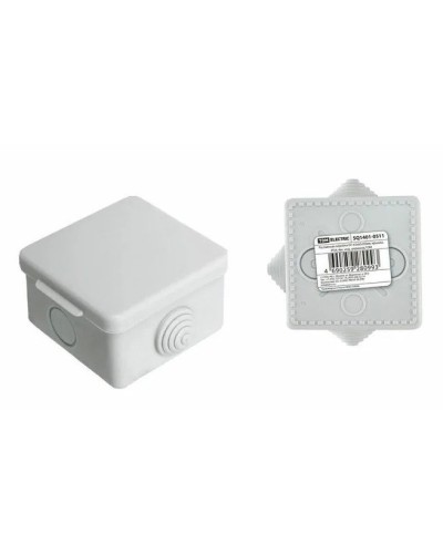 Коробка ОП 65х65х50мм, крышка,  IP54, 4вх. (SQ1401-0111). Распаячная коробка. TDM ЕLECTRIC в Сургуте
