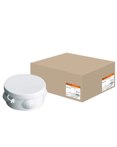Коробка ОП D85х40мм, крышка, IP54, 4вх. (SQ1401-0502). Распаячная коробка. TDM ЕLECTRIC в Сургуте