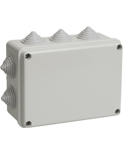 Коробка ОП 150х110х70мм, крышка, IP55, 10 гермовводов (SQ1401-1242). Распаячная коробка. TDM ЕLECTRIC в Сургуте