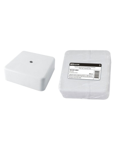 Коробка КР 50х50х20 ОП белая, IP40 (SQ1401-0901). Распаячная коробка. TDM ЕLECTRIC в Сургуте