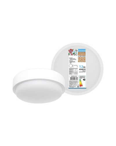 ДПП 3901 12Вт 6500К IP65 белый круг (SQ0366-0140). Светодиодный светильник LED. TDM ЕLECTRIC в Сургуте