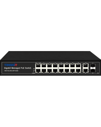 TR-NS24202S-300-16PoE. Коммутатор с PoE. Trassir в Сургуте
