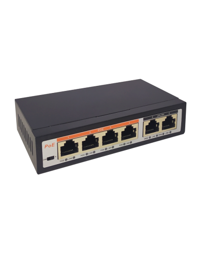 TI-204P, SIP коммутатор. Коммутатор с питанием по PoE. True-IP в Сургуте